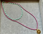 Load image into Gallery viewer, Magenta Be Free Medallion Necklace
