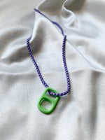 Load image into Gallery viewer, Colorful Enamel Box Necklace
