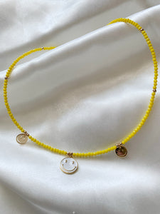 Smiley Yellow Necklace