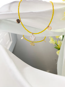 Smiley Yellow Necklace