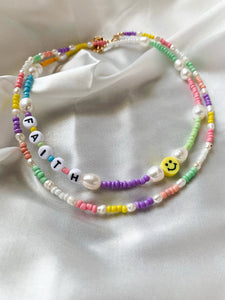 Pastel Beaded Necklaces
