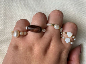 Pearl Beaded Ring