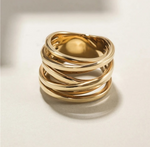 Load image into Gallery viewer, Stainless Steel Gold Ring
